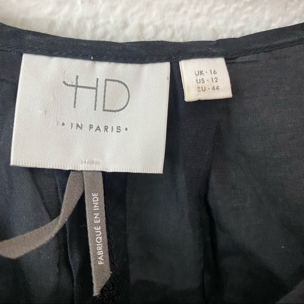 HD In Paris- Black Swim Suit Cover Up Size 12 - Picture 3 of 4
